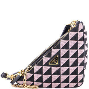 Prada Double Symbole Triangle Bag #211267P24B